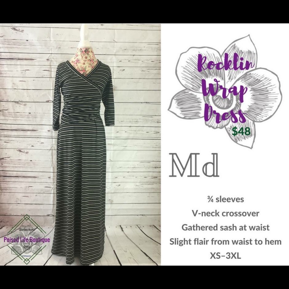 Honey & Lace Rocklin Wrap Dress